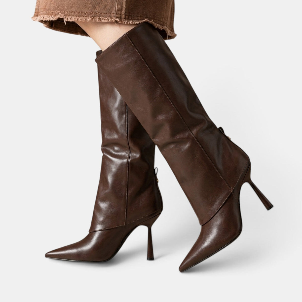 Buty Damskie Szpilka Cholewka Prosta