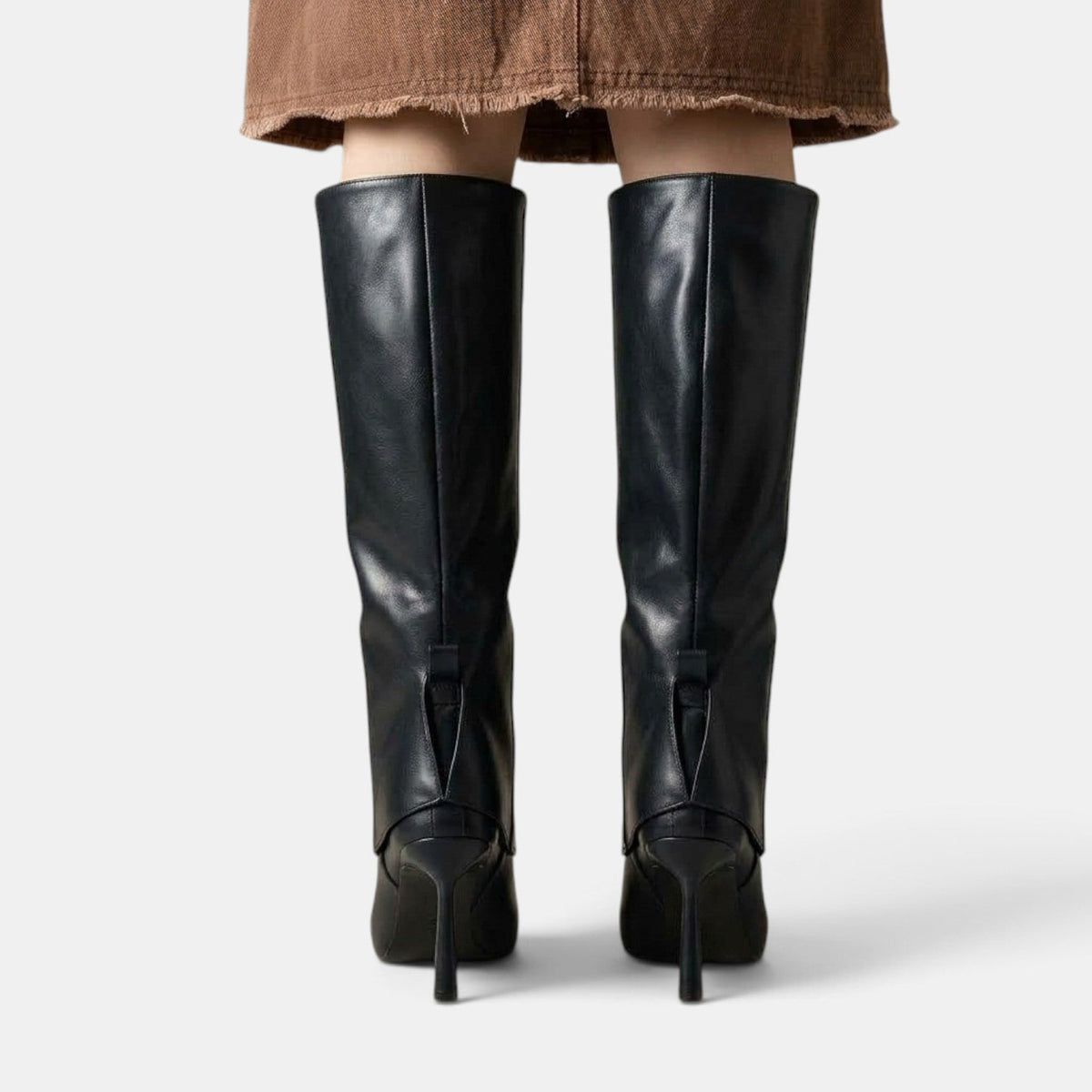 Buty Damskie Szpilka Cholewka Prosta