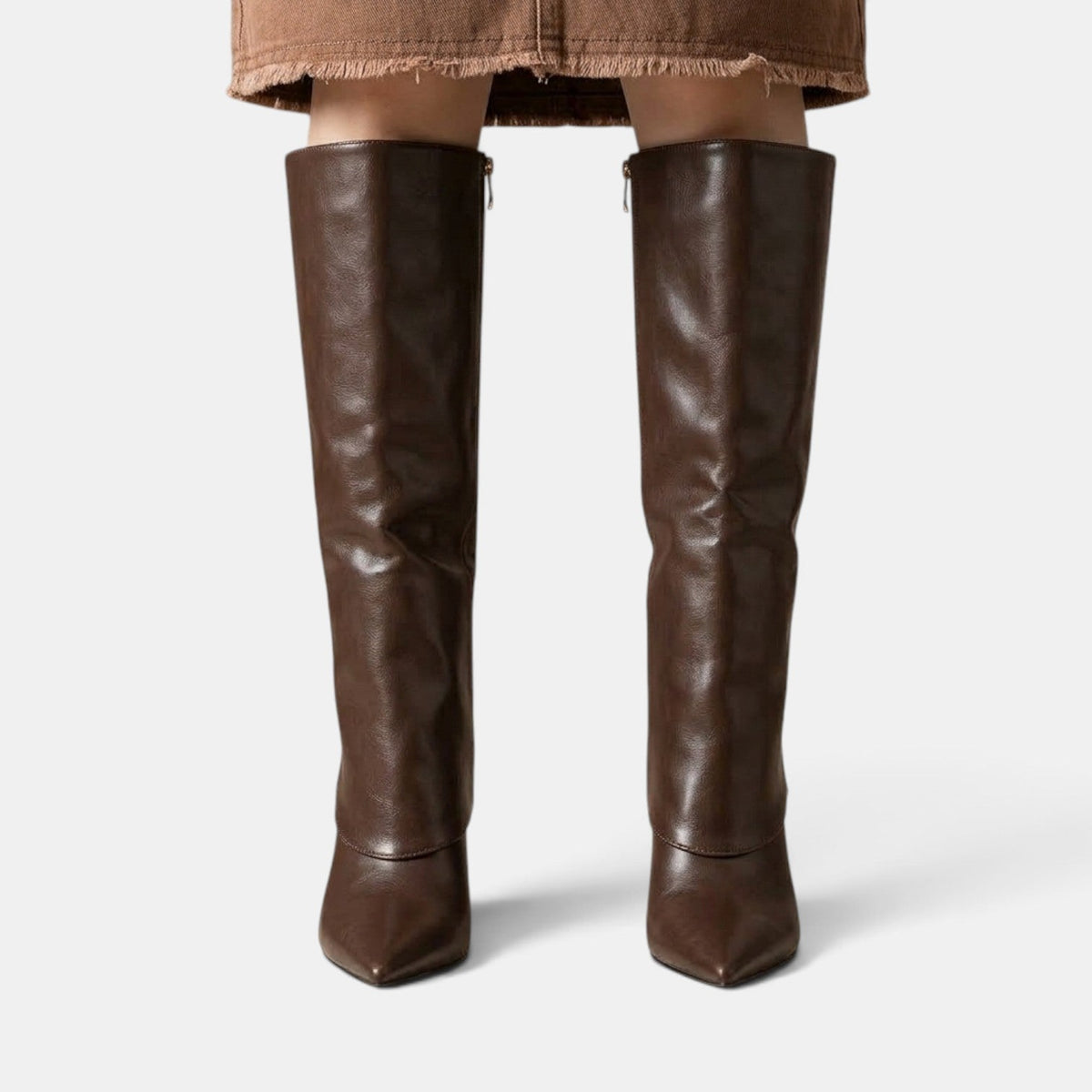 Buty Damskie Szpilka Cholewka Prosta