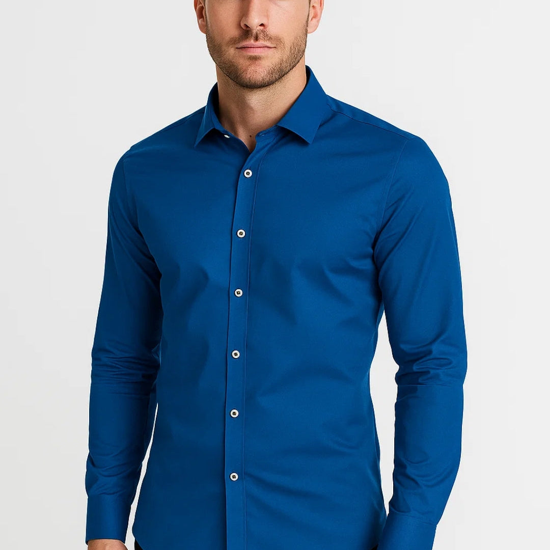 Koszula Męska Slim Fit | Długie Rękawy Casual