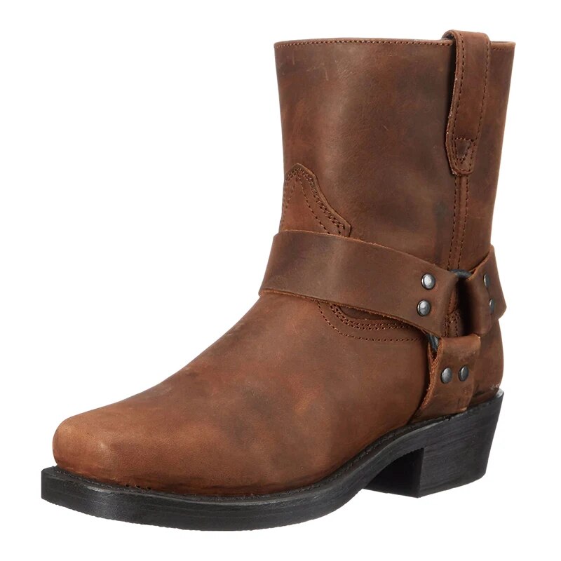 Buty Kowbojskie | Skórzane, Zamek | Męskie