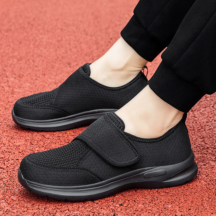 Buty ortopedyczne szeroka stopa regulowany pasek antypoślizgowe