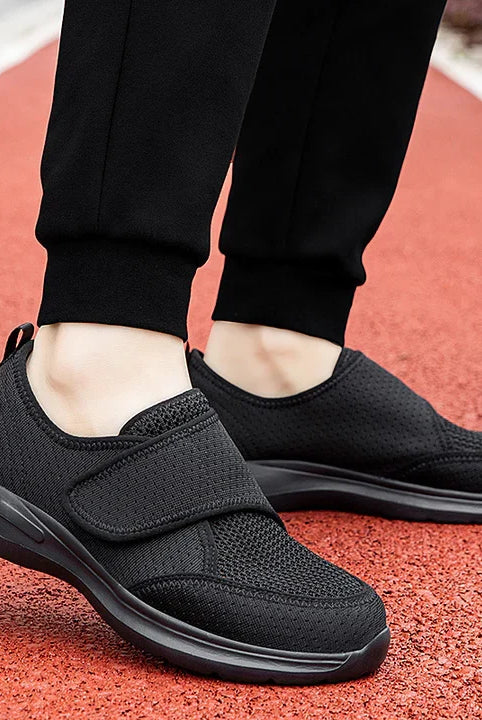 Buty ortopedyczne szeroka stopa regulowany pasek antypoślizgowe