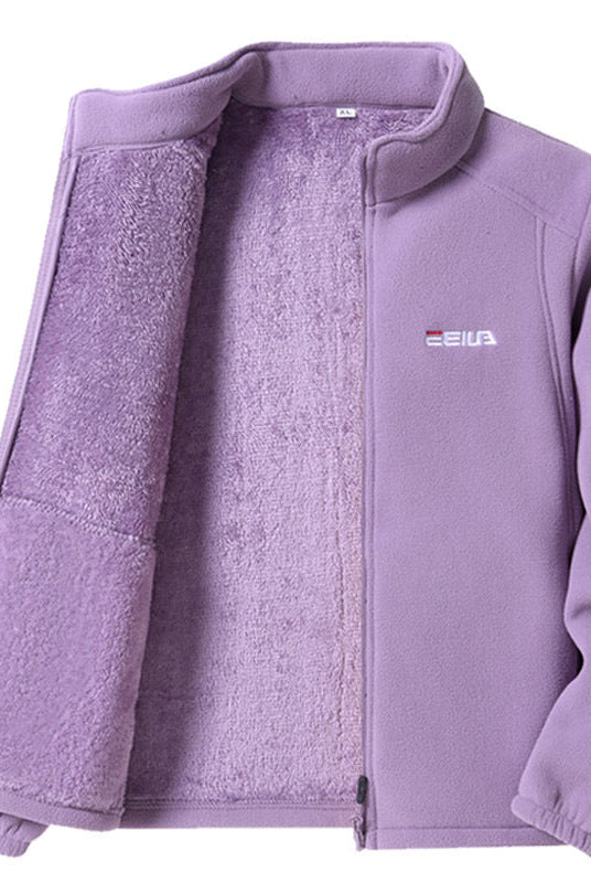 Damska kurtka fleece | Ciepła, miękka, wiosna-jesień