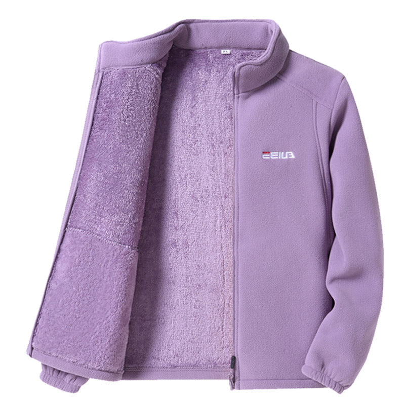Damska kurtka fleece | Ciepła, miękka, wiosna-jesień