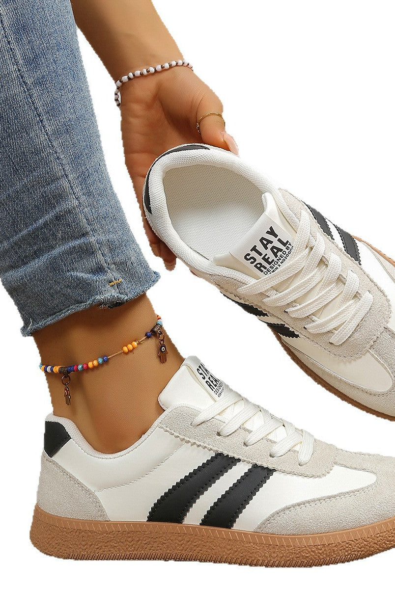 Damskie Sneakersy | Sportowy Design z Amortyzacją | Zielone, Czarno-Białe, Niebieskie