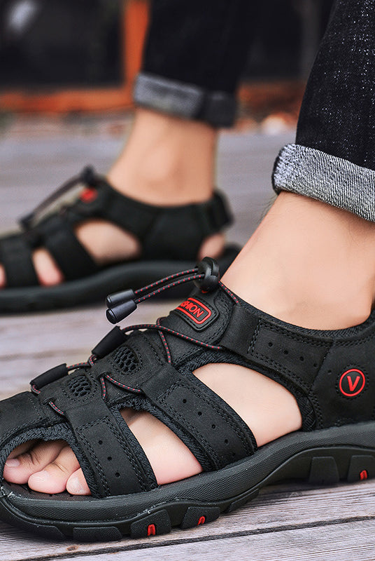 Sandały Męskie | Skóra Naturalna, Outdoor | Rozmiary 38-48