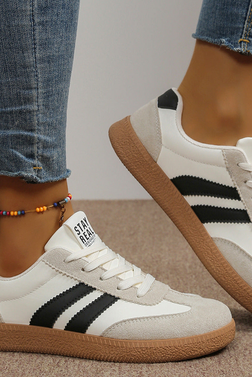 Damskie Sneakersy | Sportowy Design z Amortyzacją | Zielone, Czarno-Białe, Niebieskie