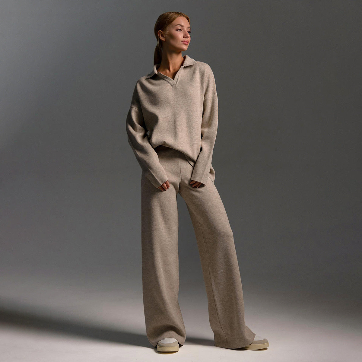 Fiep - Wygodny dres damski - Komplet bluza i spodnie