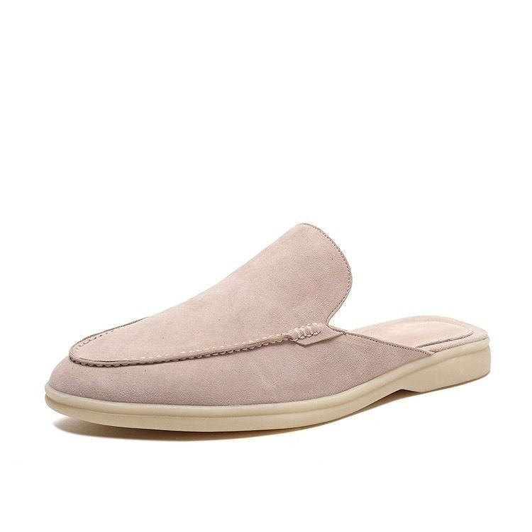 Męskie Mokasyny Slip On Otwarte Pięty