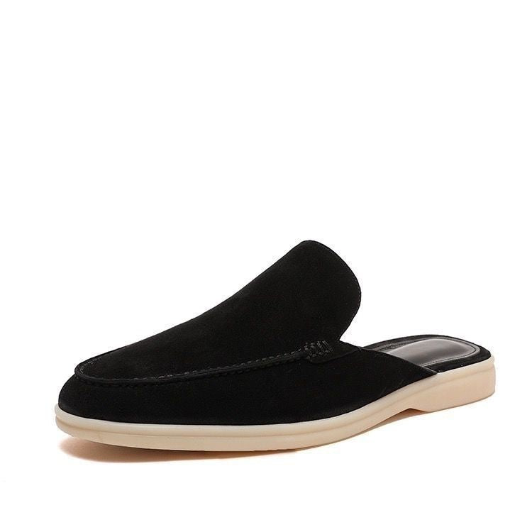 Męskie Mokasyny Slip On Otwarte Pięty