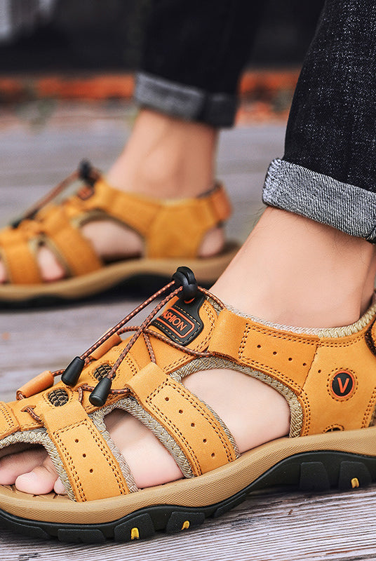 Sandały Męskie | Skóra Naturalna, Outdoor | Rozmiary 38-48