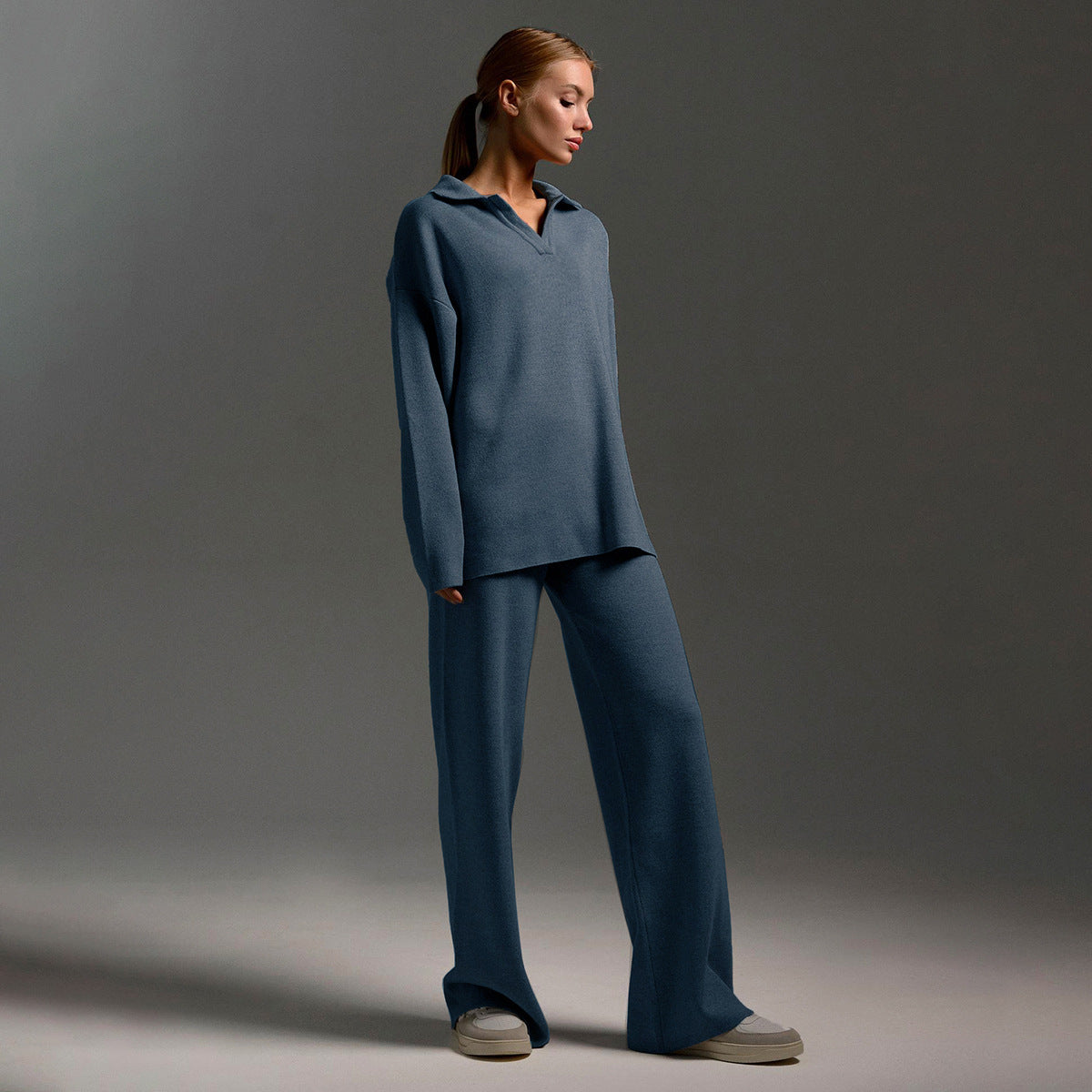 Fiep - Wygodny dres damski - Komplet bluza i spodnie