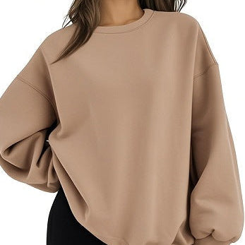 Damski sweter | Oversizowy, luźny krój | Bawełna