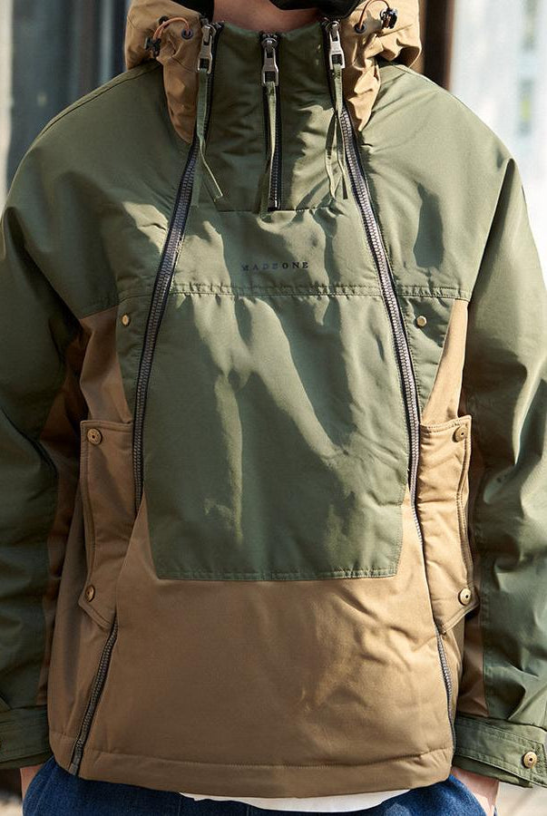 Kurtka przeciwdeszczowa | Techwear, Wodoodporna, Bloki Kolorów