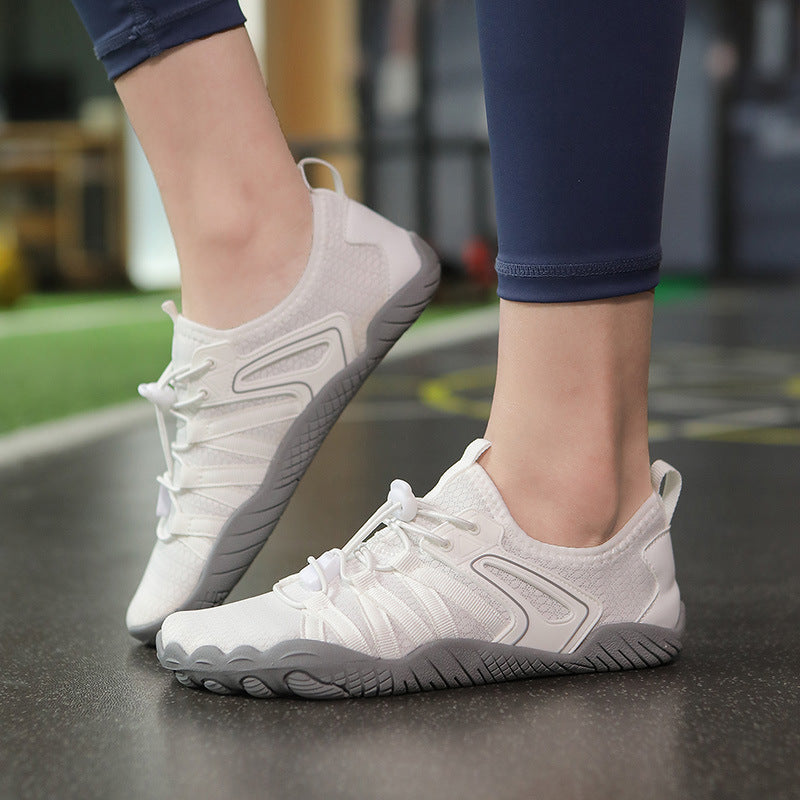 Buty do fitness bez palców | Treningowe, cichy skok, antypoślizg