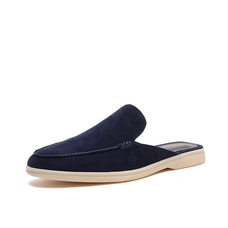 Męskie Mokasyny Slip On Otwarte Pięty