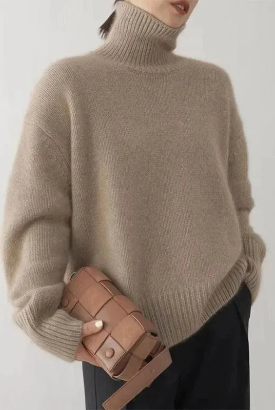 Damski sweter | Ciepły, miękki | Rozluźniony krój