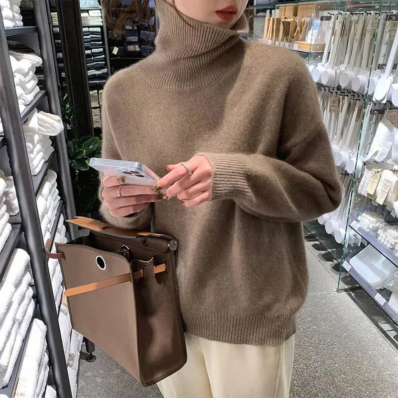 Damski sweter | Ciepły, miękki | Rozluźniony krój