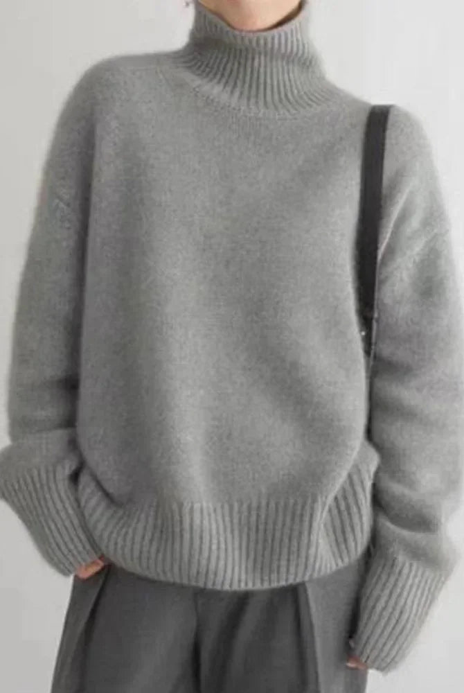 Damski sweter | Ciepły, miękki | Rozluźniony krój