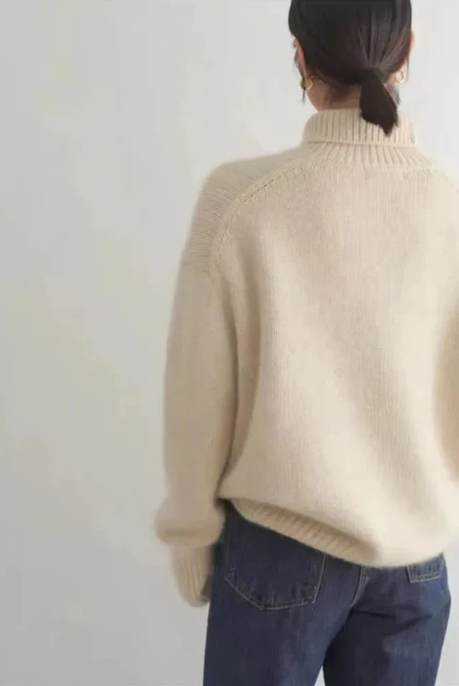 Damski sweter | Ciepły, miękki | Rozluźniony krój