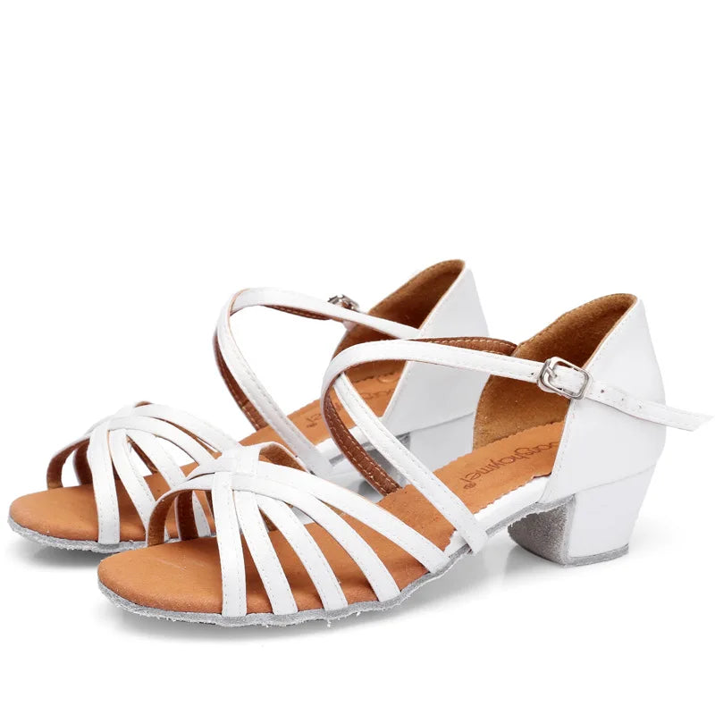 Buty do Tańca | Dziecięce, Latynoamerykańskie | Miękka Podeszwa, Cyrkonie