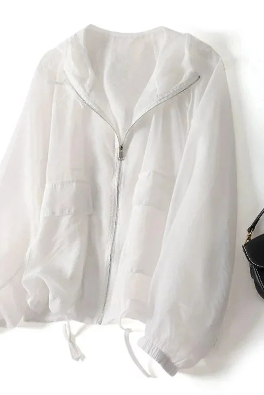 Bluza z kapturem ochronna UV | Lato, Oddychająca, Lekka