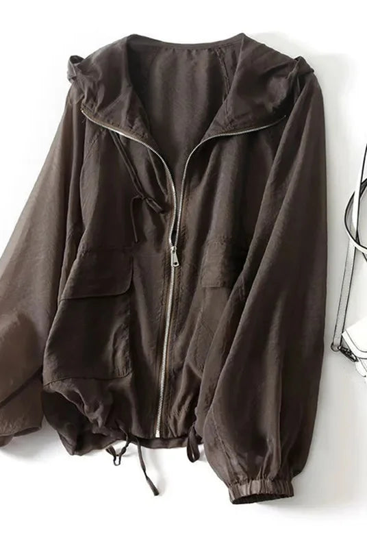 Bluza z kapturem ochronna UV | Lato, Oddychająca, Lekka