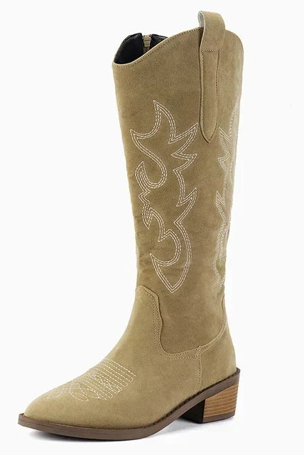 Kowbojskie Buty Damskie | Zachodnia Stylistyka, Niska Obcasa