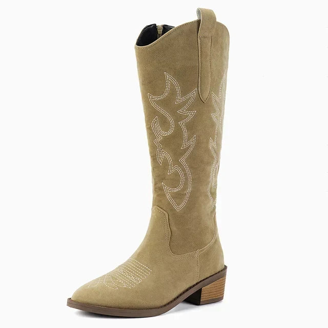 Kowbojskie Buty Damskie | Zachodnia Stylistyka, Niska Obcasa