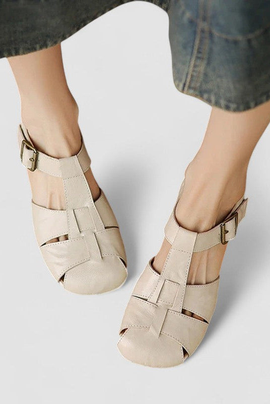 Buty Mary Jane | Gruba Pięta, Kwadratowy Nos | Ortopedyczne