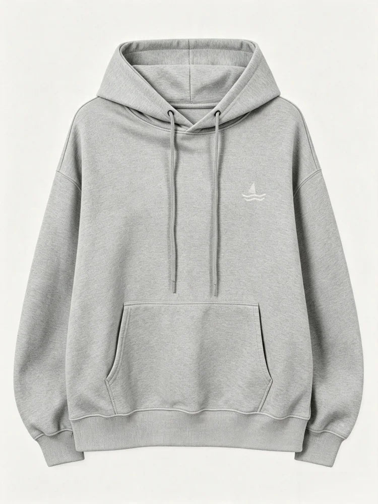 Bluza Damska Oversize Męska Uniseks Kaptur Haft