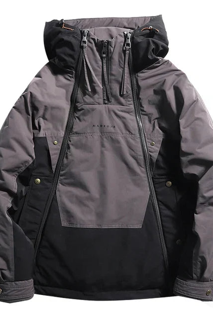 Kurtka przeciwdeszczowa | Techwear, Wodoodporna, Bloki Kolorów