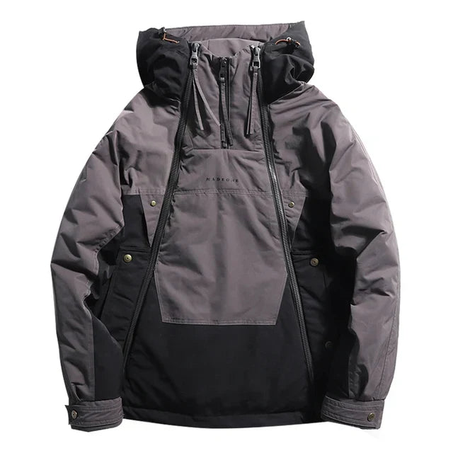 Kurtka przeciwdeszczowa | Techwear, Wodoodporna, Bloki Kolorów