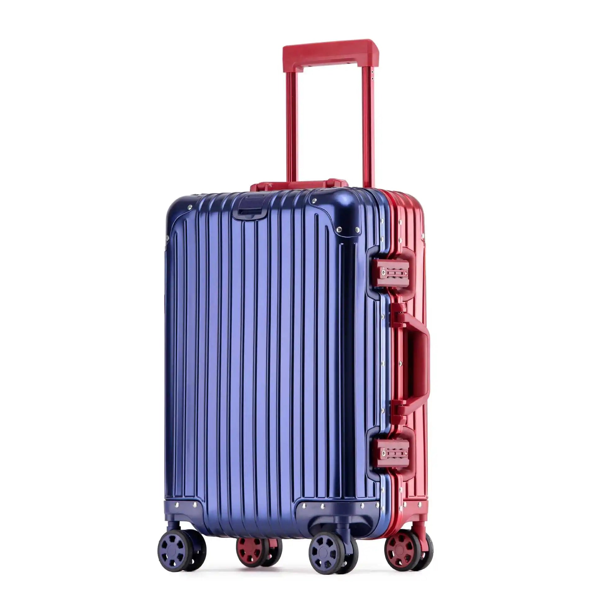 Twarda walizka podróżna z aluminium-magnezu | Zamek TSA