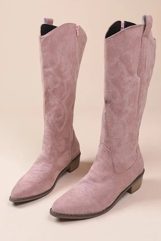 Kowbojskie Buty Damskie | Zachodnia Stylistyka, Niska Obcasa