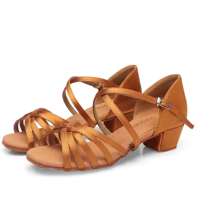 Buty do Tańca | Dziecięce, Latynoamerykańskie | Miękka Podeszwa, Cyrkonie
