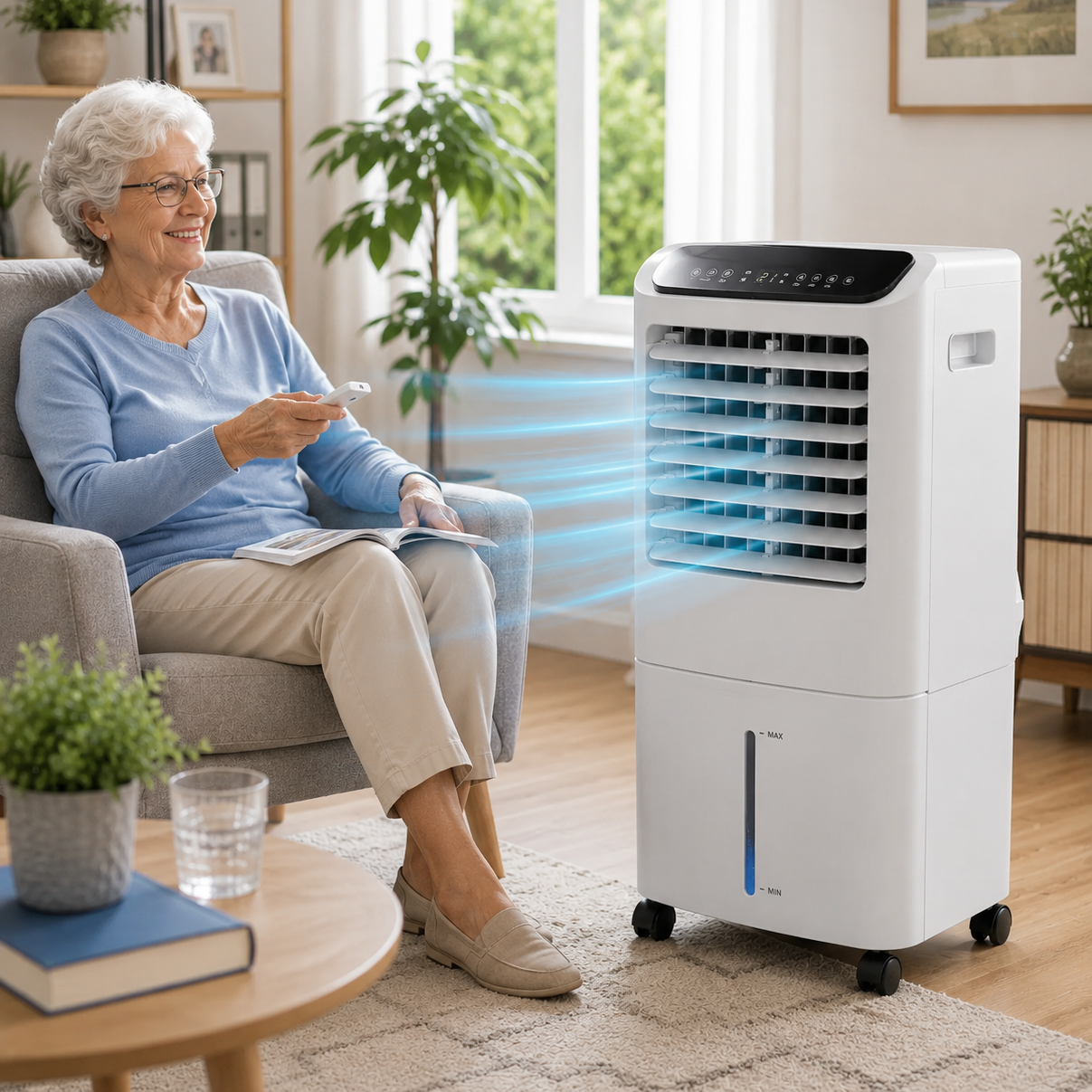 Seniorska Jednostka Klimatyzacyjna Bez Węża Wydechowego – Chłodnica Powietrza XXXL