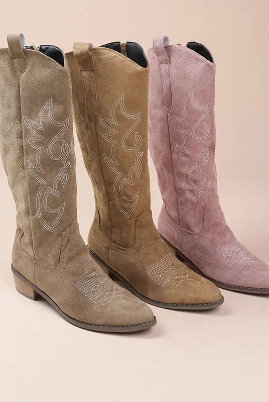 Kowbojskie Buty Damskie | Zachodnia Stylistyka, Niska Obcasa