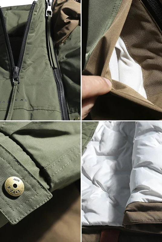 Kurtka przeciwdeszczowa | Techwear, Wodoodporna, Bloki Kolorów
