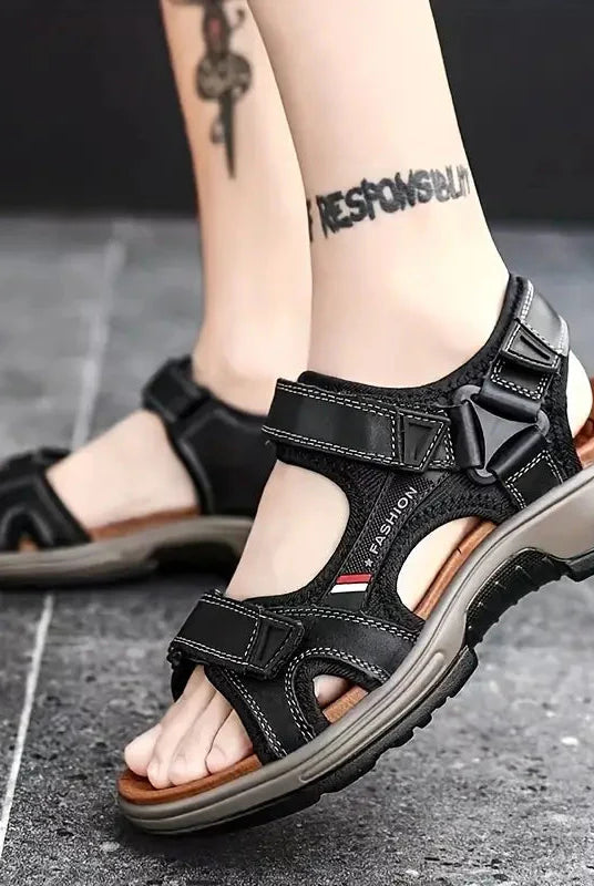 Sandały Ortopedyczne | Wsparcie Łuku Stopy | Ergonomiczne Męskie
