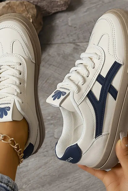 Damskie sneakersy ortopedyczne szerokie z amortyzowaną podeszwą