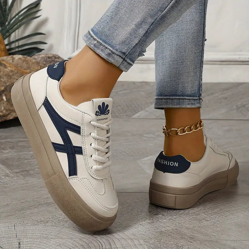 Damskie sneakersy ortopedyczne szerokie z amortyzowaną podeszwą