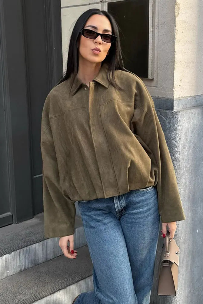 Kurtka Bomber Oversized Vintage