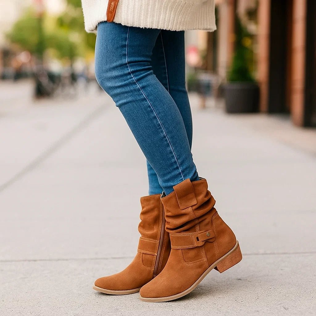 Agnieszka Kozaki Zamszowe – Ciepło i Styl na Zimę - vivano - warszawa