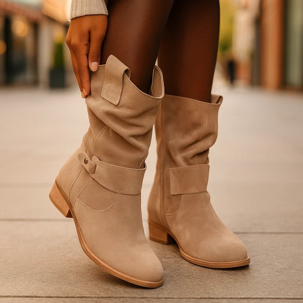 Agnieszka Kozaki Zamszowe – Ciepło i Styl na Zimę - vivano - warszawa