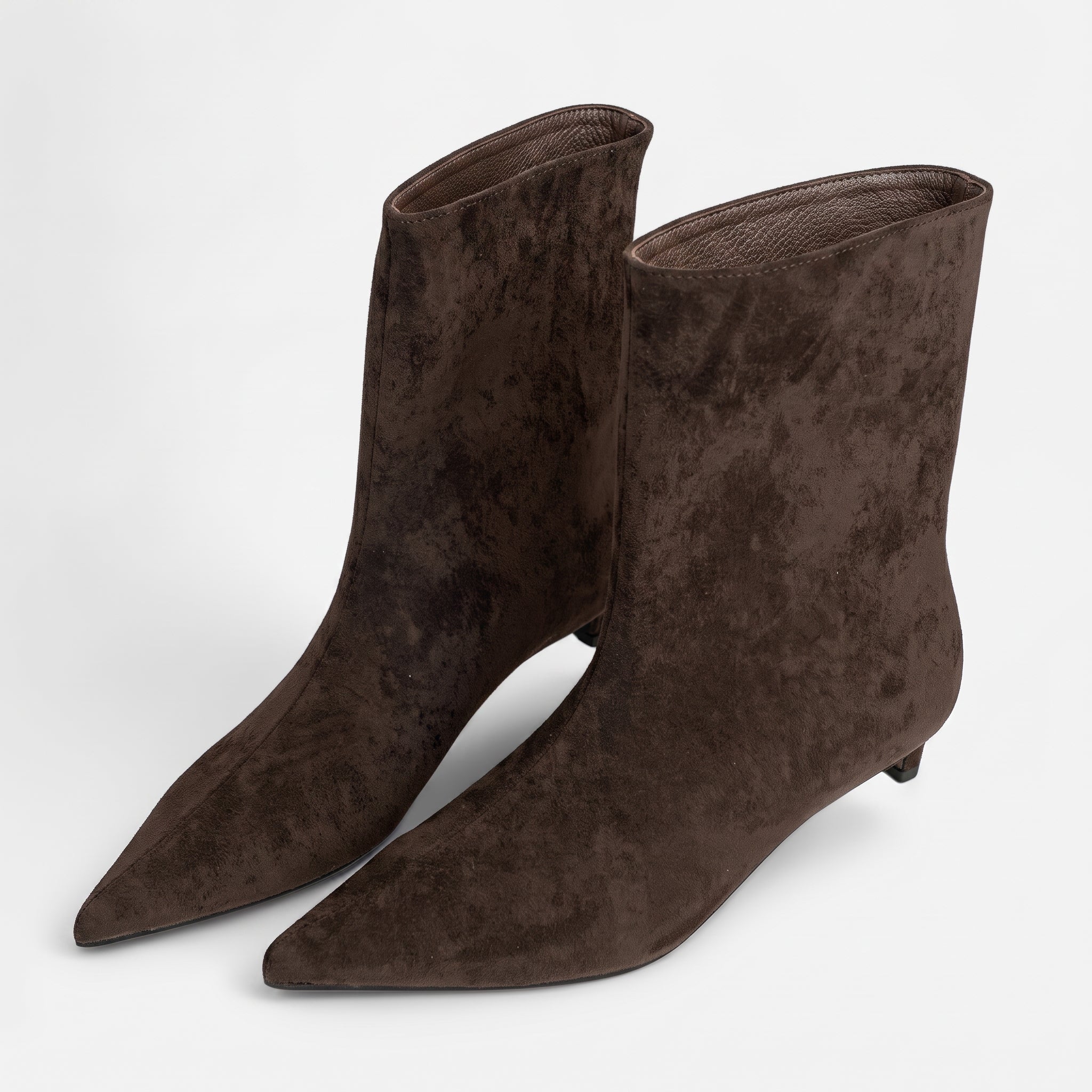 Botki damskie | Szpiczasty nos, niski obcas | Elegancki styl