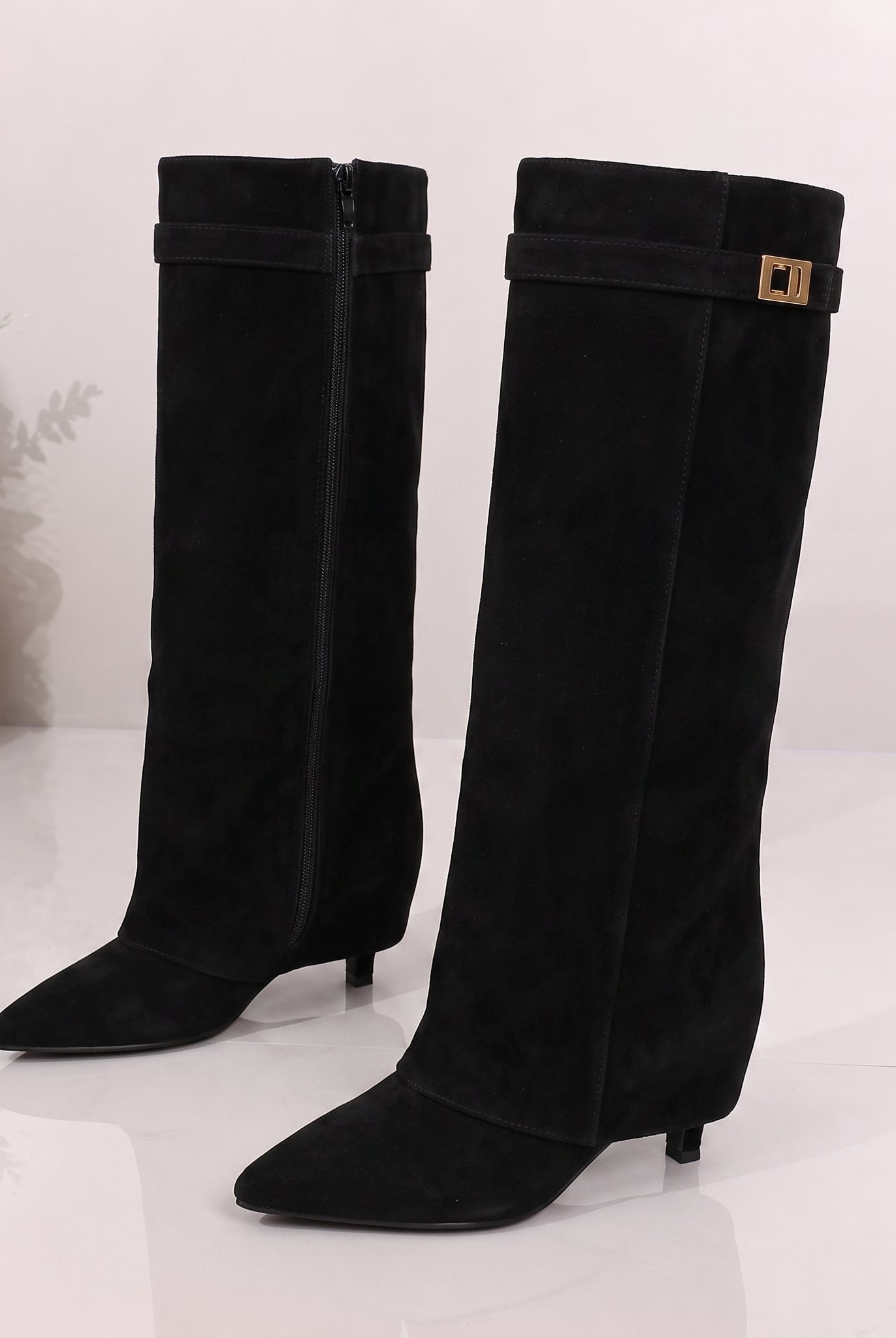 Buty damskie montowane | Szpic, cienki obcas | Elegancki styl