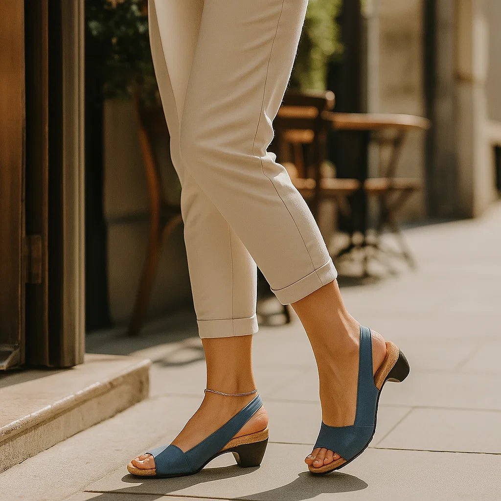 Aprilyn – Eleganckie Buty na Niskim Grubym Obcasie - vivano - warszawa