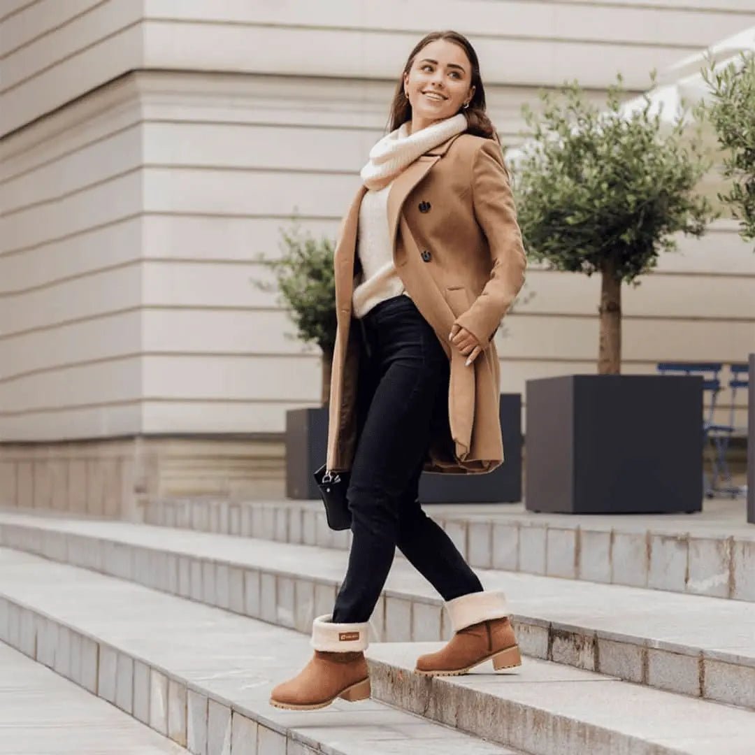 Bardzo Ciepłe i Stabilne Botki na Zimę - vivano - warszawa